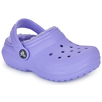 Topánky Dievča Nazuvky Crocs Classic Lined Clog T Modrá