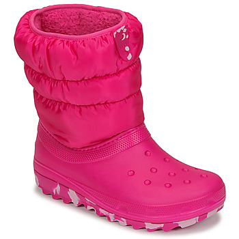 Topánky Dievča Snehule  Crocs Classic Neo Puff Boot K Ružová