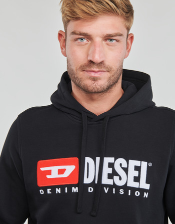 Diesel S-GINN-HOOD-DIV Čierna