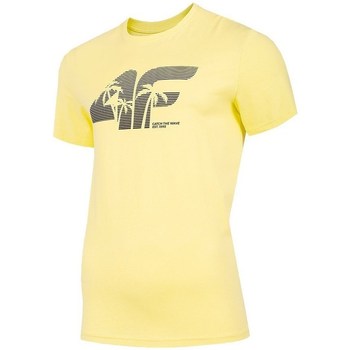 Oblečenie Muž Tričká s krátkym rukávom 4F TSM042 Žltá