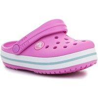 Topánky Dievča Nazuvky Crocs Crocband Kids Clog T 207005-6SW Ružová