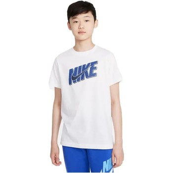 Oblečenie Chlapec Tričká s krátkym rukávom Nike CAMISETA BLANCA NIO  SPORTSWEAR DO1825 Biela