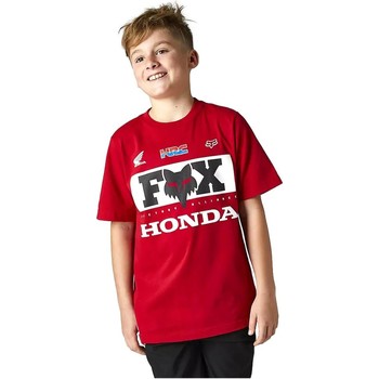 Oblečenie Deti Tričká s krátkym rukávom Fox Racing CAMISETA ROJA NIO   29175 Červená