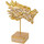 Domov Sochy Signes Grimalt Dragon Ornament So Základňou Zlatá