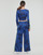 Oblečenie Žena Mikiny adidas Performance FARM CROP LS Modrá