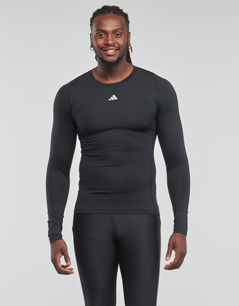 Oblečenie Muž Tričká s dlhým rukávom adidas Performance TF LS TEE Čierna