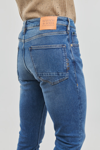 Scotch & Soda Skim Skinny Jeans In Organic Cotton  Space Boom Modrá / Námornícka modrá