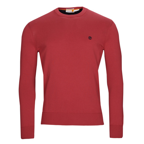 Oblečenie Muž Svetre Timberland LS Wiliams river cotton YD crew sweater Červená