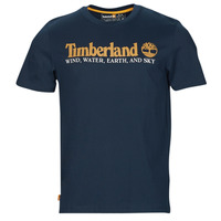 Oblečenie Muž Tričká s krátkym rukávom Timberland Wind Water Earth And Sky SS Front Graphic Tee Modrá / Námornícka modrá