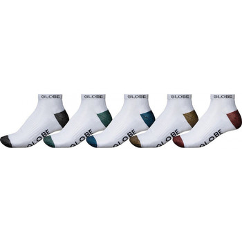 Spodná bielizeň Muž Ponožky Globe Ingles ankle sock 5 pack Biela