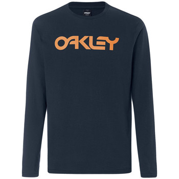Oblečenie Tričká s dlhým rukávom Oakley T-shirt  Mark II Fathom PT Modrá