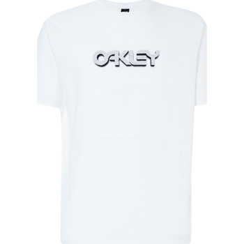 Oblečenie Tričká s krátkym rukávom Oakley T-shirt  Stone B1B Biela