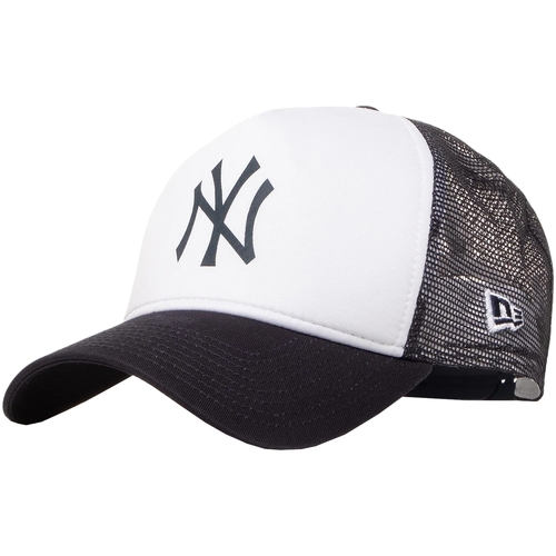 Textilné doplnky Muž Šiltovky New-Era Team Block New York Yankees MLB Trucker Cap Biela