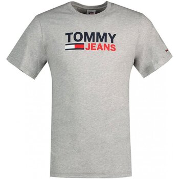 Oblečenie Muž Tričká s krátkym rukávom Tommy Jeans DM0DM15379 Šedá