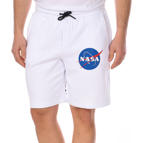 Oblečenie Muž Tepláky a vrchné oblečenie Nasa NASA21SP-WHITE Biela