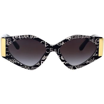 Hodinky & Bižutéria Deti Slnečné okuliare D&G Occhiali da Sole Dolce&Gabbana DG4396 33138G Čierna