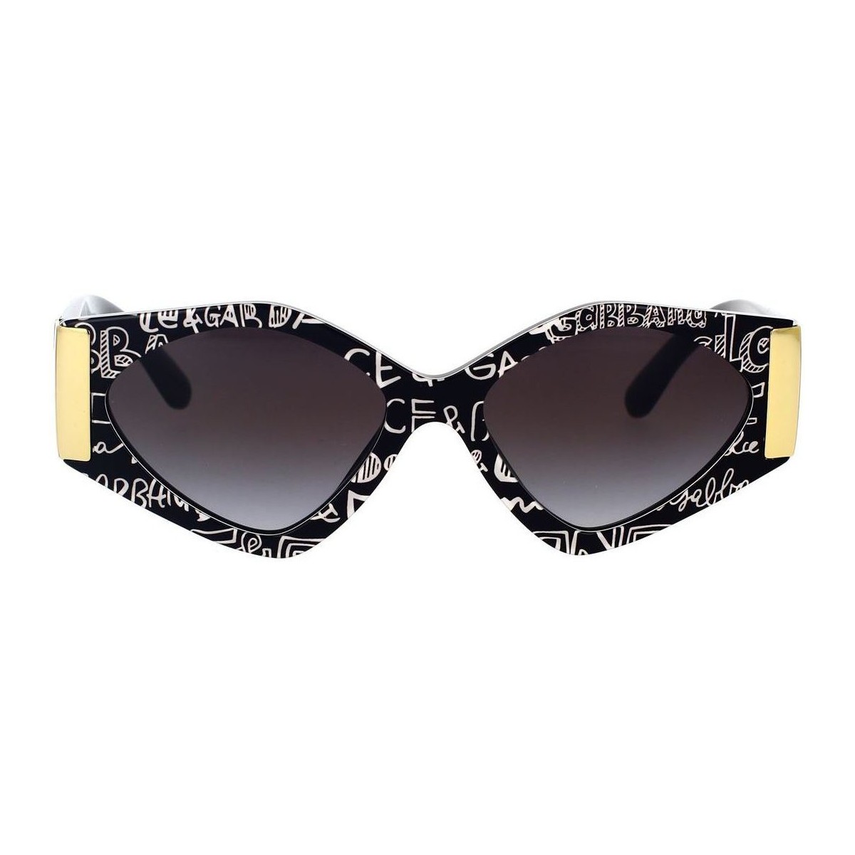 Hodinky & Bižutéria Slnečné okuliare D&G Occhiali da Sole Dolce&Gabbana DG4396 33138G Čierna