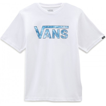 Oblečenie Deti Tričká s krátkym rukávom Vans classic logo Biela