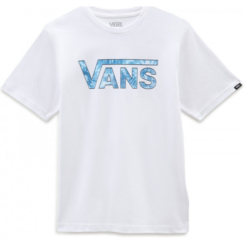 Oblečenie Chlapec Tričká a polokošele Vans classic logo Biela
