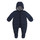 Oblečenie Chlapec Vyteplené bundy Petit Bateau CARIBOU Námornícka modrá