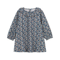 Oblečenie Dievča Krátke šaty Petit Bateau CELESTA Modrá