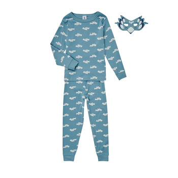 Oblečenie Dievča Pyžamá a nočné košele Petit Bateau CHOUCROUTE Modrá