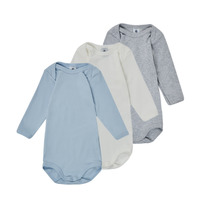Oblečenie Chlapec Pyžamá a nočné košele Petit Bateau LOT 3 BODY Viacfarebná