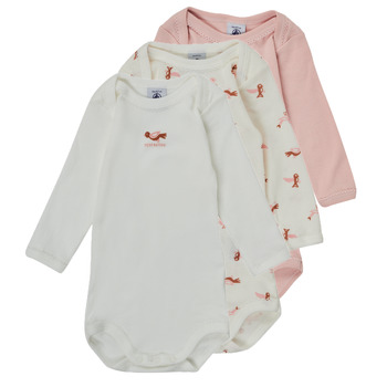 Oblečenie Dievča Pyžamá a nočné košele Petit Bateau LOT 3 BODY Viacfarebná