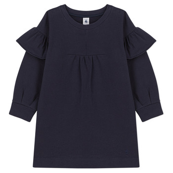 Oblečenie Dievča Krátke šaty Petit Bateau CARRY Námornícka modrá