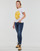 Oblečenie Žena Tričká s krátkym rukávom Desigual RIA Biela / Žltá