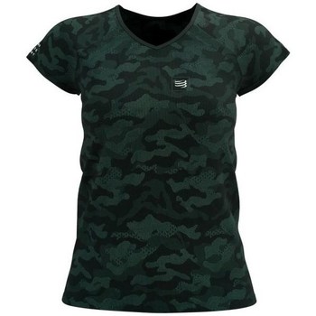 Oblečenie Žena Tričká s krátkym rukávom Compressport Premium Čierna, Zelená