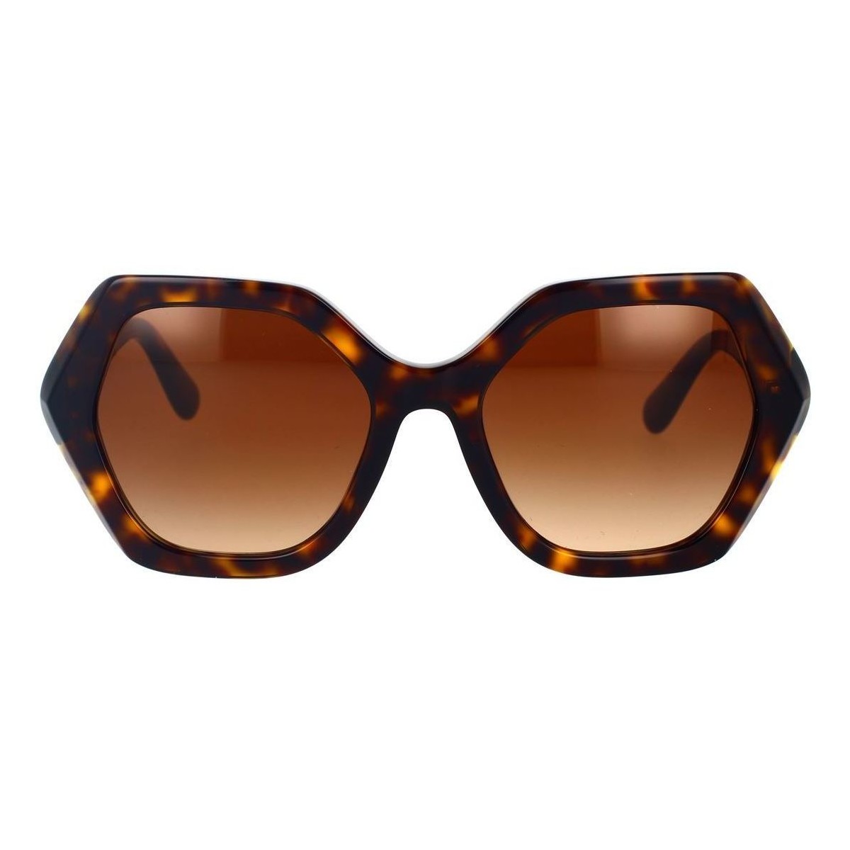 Hodinky & Bižutéria Slnečné okuliare D&G Occhiali da Sole Dolce&Gabbana DG4406 502/13 Hnedá