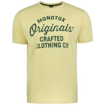 Oblečenie Muž Tričká s krátkym rukávom Monotox Originals Crafted Žltá
