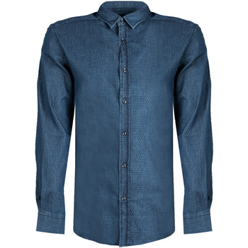 Oblečenie Muž Košele s dlhým rukávom Antony Morato MMSL00383 FA430251 Modrá
