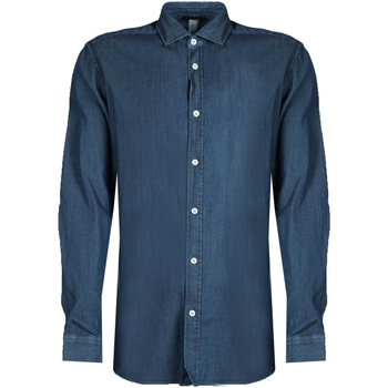 Oblečenie Muž Košele s dlhým rukávom Antony Morato MMSL00520 FA400019 Modrá