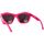 Hodinky & Bižutéria Žena Slnečné okuliare Balenciaga Occhiali da Sole  BB0216S 003 Fialová 