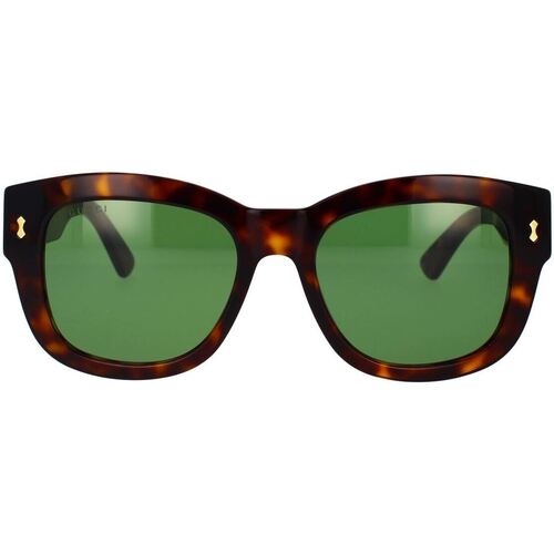 Hodinky & Bižutéria Muž Slnečné okuliare Gucci Occhiali da Sole   GG1110S 002 Hnedá