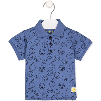 Oblečenie Deti Tričká a polokošele Losan 217-1031AL Modrá