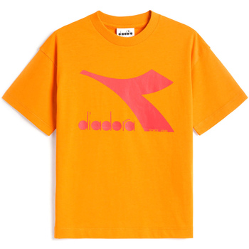 Oblečenie Deti Tričká a polokošele Diadora 102178266 Oranžová