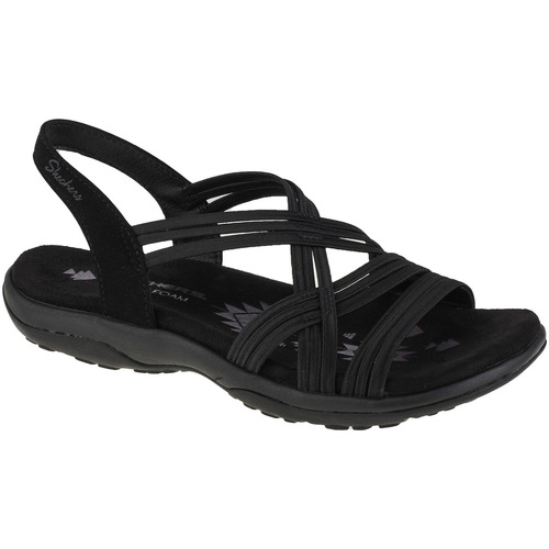 Topánky Žena Športové sandále Skechers Reggae Slim Simply Stretch Sandals Čierna