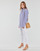 Oblečenie Žena Košele a blúzky Lauren Ralph Lauren BRAWLEY Námornícka modrá / Biela