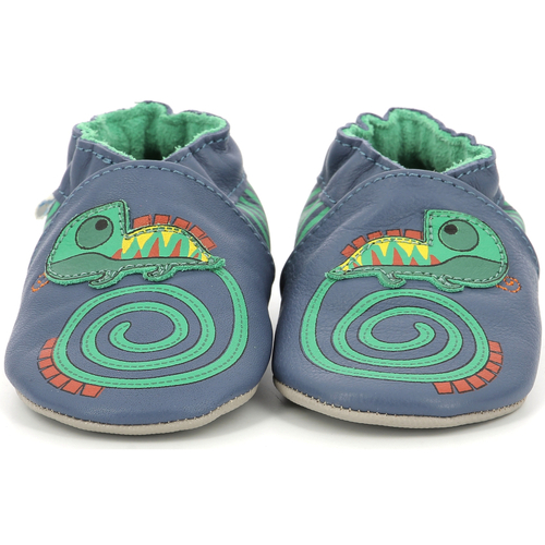 Topánky Deti Detské papuče Robeez Cameocolor Plg Modrá