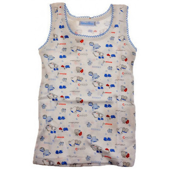 Oblečenie Deti Tričká a polokošele Chicco Infant Tank Top Biela