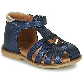Topánky Dievča Sandále GBB LEANA Modrá