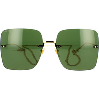 Hodinky & Bižutéria Slnečné okuliare Gucci Occhiali da Sole  GG1147S 002 Zlatá
