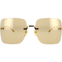 Hodinky & Bižutéria Slnečné okuliare Gucci Occhiali da Sole  GG1147S 003 Zlatá