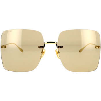 Hodinky & Bižutéria Slnečné okuliare Gucci Occhiali da Sole  GG1147S 003 Zlatá