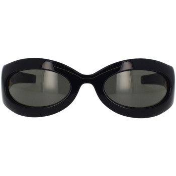 Hodinky & Bižutéria Žena Slnečné okuliare Gucci Occhiali da Sole  GG1247S 001 Čierna