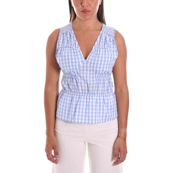 Oblečenie Žena Tielka a tričká bez rukávov Fracomina FP22ST2008W403R2 Modrá