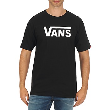 Oblečenie Muž Tričká s krátkym rukávom Vans VANS CLASSIC Čierna / Biela